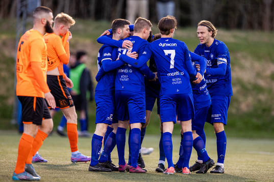 Hovshagas spelare jublar