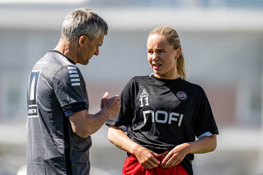 Emil Inauen, head coach of TIL 2020, and Sandra Simonsen of
