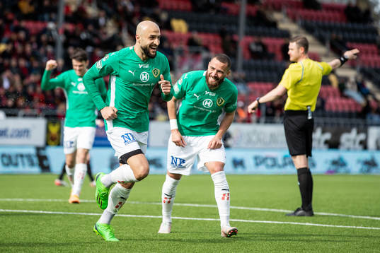 Jönköpings Södras Pashang Abdulla jublar