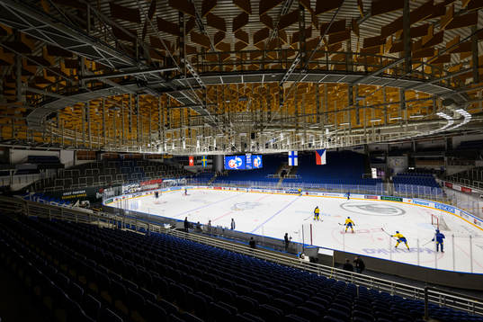 General view of Winning Group Arena at team Sweden’s