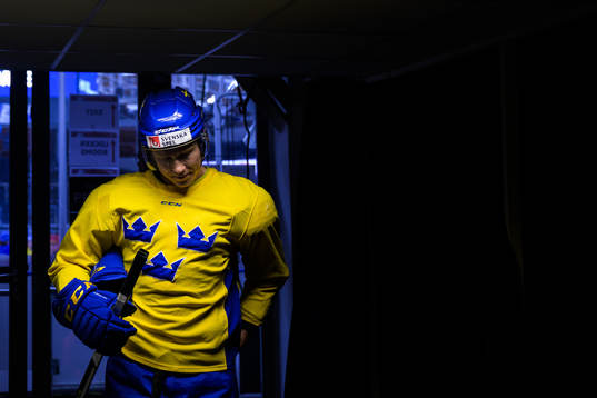 Dennis Rasmussen of Sweden at a practice session