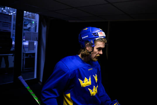 Linus Johansson of Sweden at a practice session