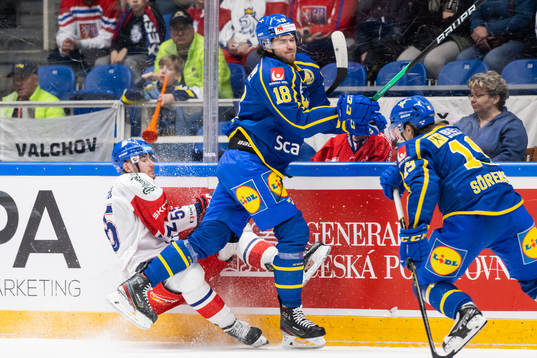 David Jiricek of Czech Republic and Dennis Everberg of