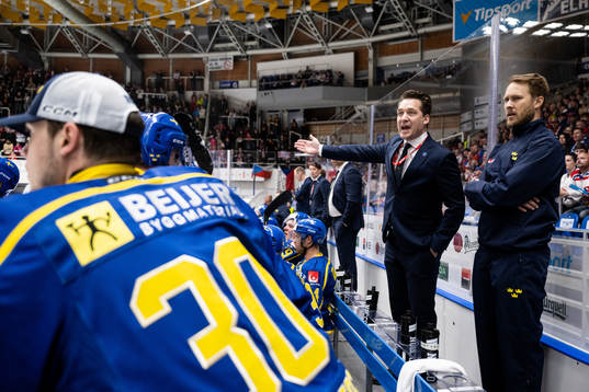 head coach Sam Hallam of Sweden