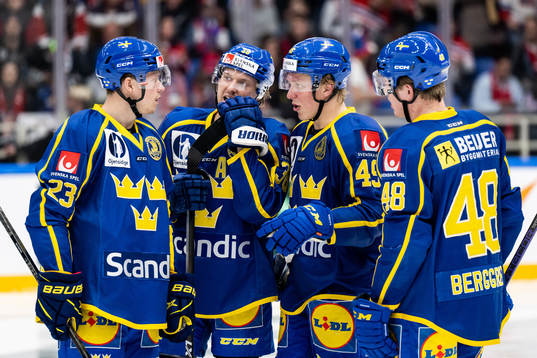 Lucas Raymond, Rasmus Sandin, Fabian Zetterlund and Jonatan