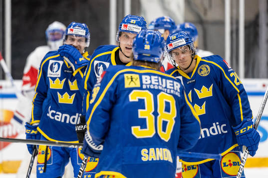 Jakob Silfverberg, Rasmus Sandin and André Petersson of