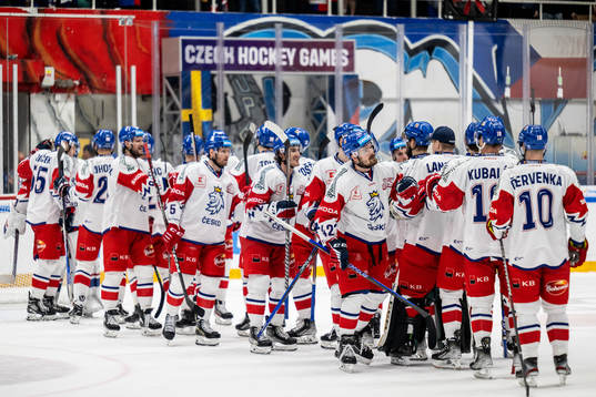 Players of Czech Republic celebrate