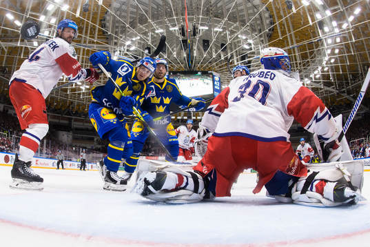 Bläddra bland fler bilder av Ice Hockey, Czech Hockey Games, Czech Republic - Sweden