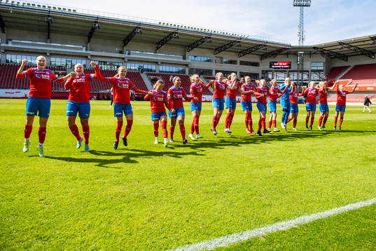Helsingborgs spelarna jublar