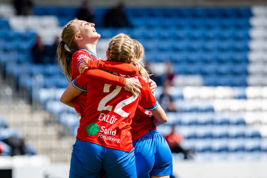 Helsingborgs Tilda Jonhag jublar