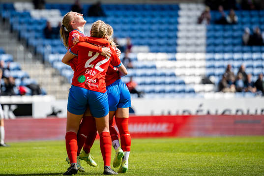 Helsingborgs Tilda Jonhag jublar
