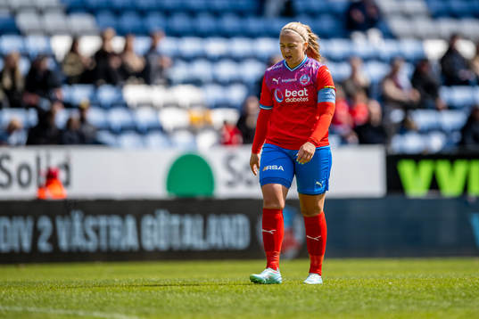 Helsingborgs Stephanie Petersson deppar