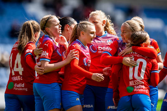 Helsingborgs Agnes Eklöf, Tilda Jonhag och Stephanie