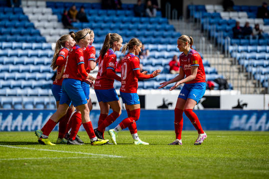 Helsingborgs spelarna jublar
