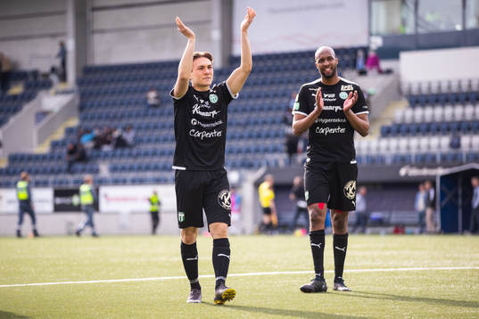 Västerås SKs Miguel Sandberg och Jabir Abdihakim Ali