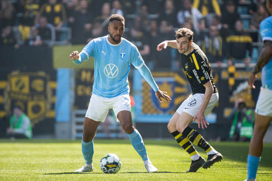 Malmö FFs Isaac Kiese Thelin och AIKs Jetmir Haliti