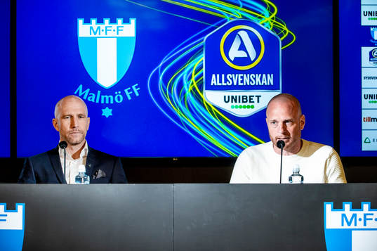 Malmö FFs tränare Henrik Rydström och AIKs tränare