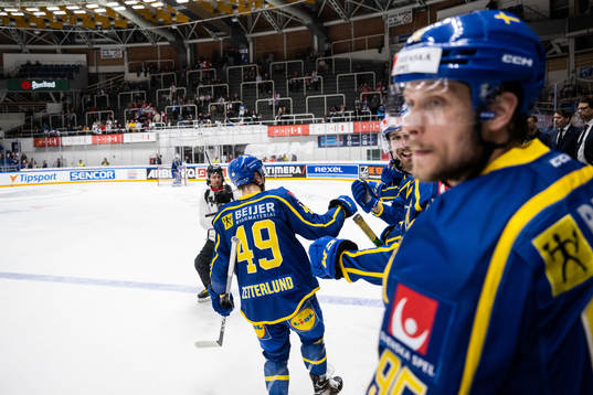 Fabian Zetterlund of Sweden celebrates