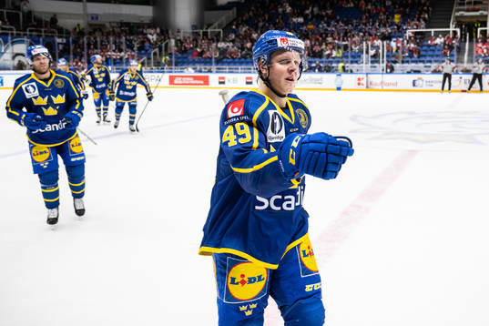 Fabian Zetterlund of Sweden celebrates