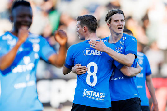 Halmstads Erik Ahlstrand jublar