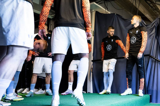 Malmö FFs Anders Christiansen och Oscar Lewicki