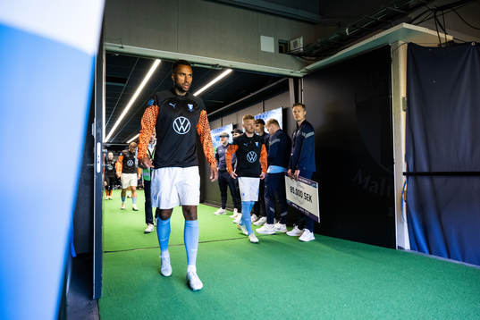 Malmö FFs Isaac Kiese Thelin och Anders Christiansen