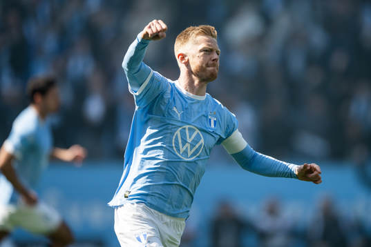 Malmö FFs Anders Christiansen jublar