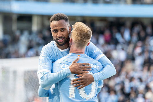Malmö FFs Anders Christiansen jublar