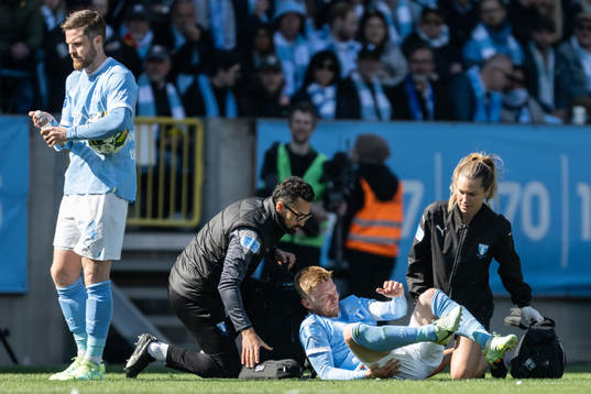 Malmö FFs Anders Christiansen får vård