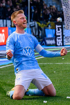 Malmö FFs Anders Christiansen jublar