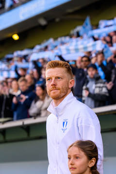 Malmö FFs Anders Christiansen gör entre