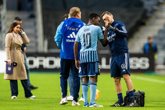 Djurgårdens Joel Asoro får vård