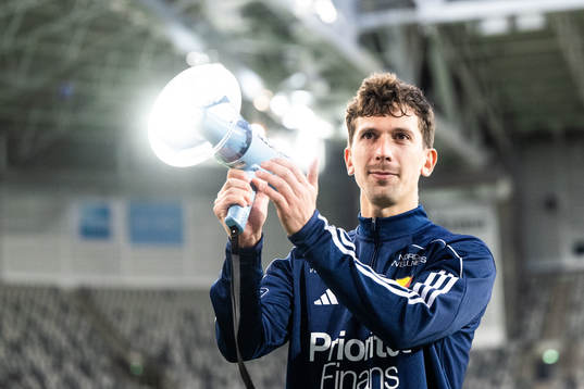 Djurgårdens Gustav Wikheim jublar
