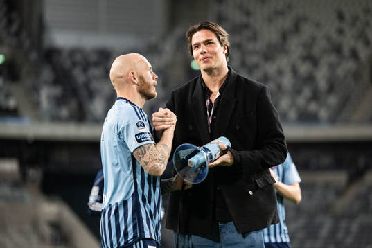 Djurgårdens Magnus Eriksson och Jacob Widell Zetterström