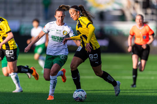 Hammarbys Julia Roddar och Häckens Rusul Rosa Kafaji