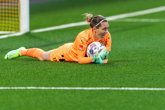 Häckens målvakt Jennifer Falk
