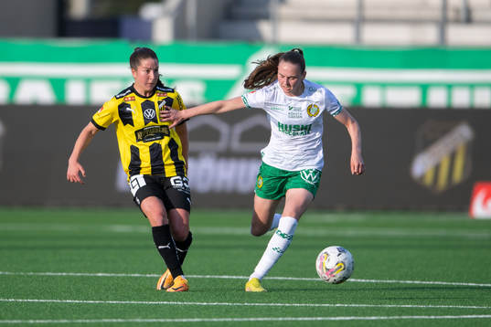 Häckens Ruby Grant och Hammarbys Vilde Hasund