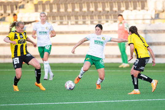 Häckens Julie Blakstad , Hammarbys Kyra Cooney-Cross samt