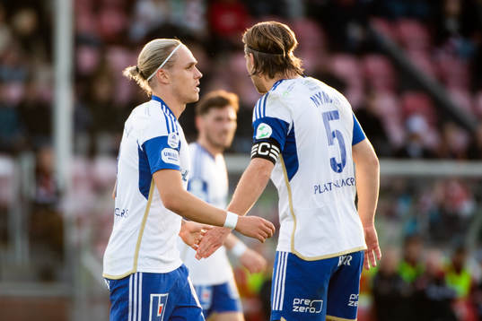 IFK Norrköpings Christoffer Nyman och Arnor Sigurdsson