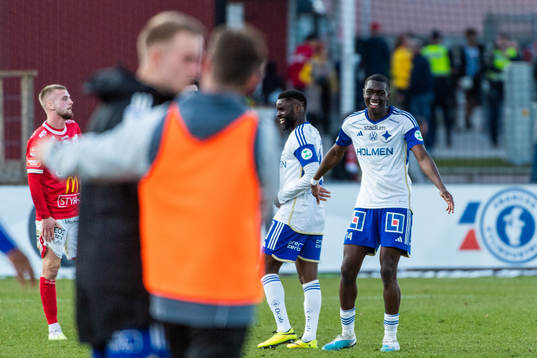 IFK Norrköpings Yahya Kalley jublar