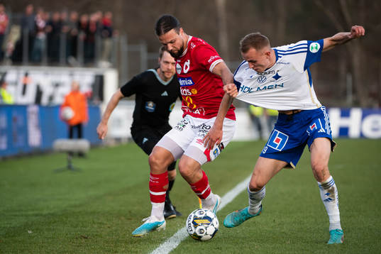 under fotbollsmatchen i Allsvenskan mellan Degerfors och