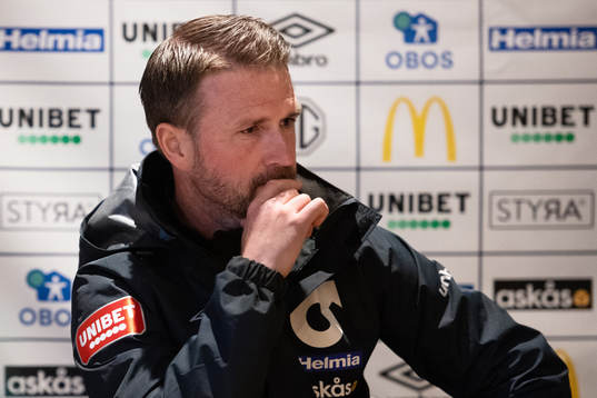 Degerfors tränare Tobias Solberg