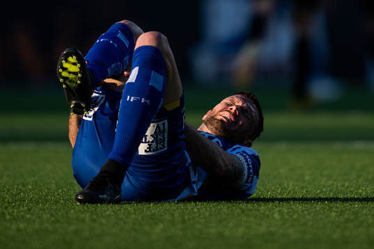 IFK Göteborgs Marcus Berg har ont