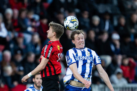 Brommapojkarnas Ludvig Fritzson och IFK Göteborgs Adam