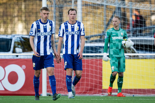 IFK Göteborgs Elias Hagen och Adam Carlén