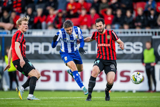 IFK Göteborgs Eman Markovic och Brommapojkarnas André