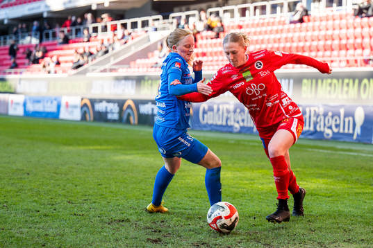 Kalmars Vera Andersson och Örebros Audrey Harding