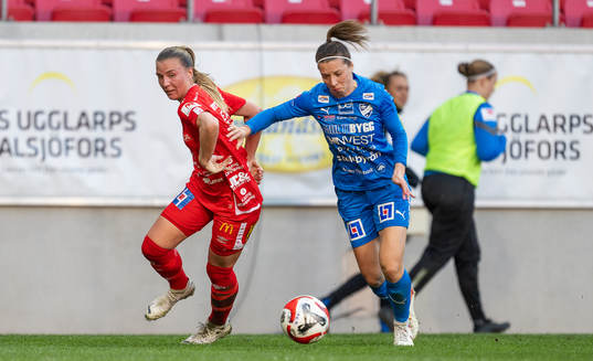 Örebros Louise Lillbäck och Kalmars Patricia Fischerova