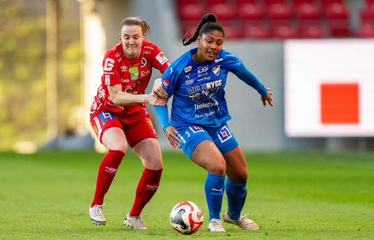 Örebros Maja Regnås Valcic och Kalmars Jessika Cowart