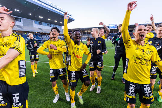 Elfsborgs spelare jublar